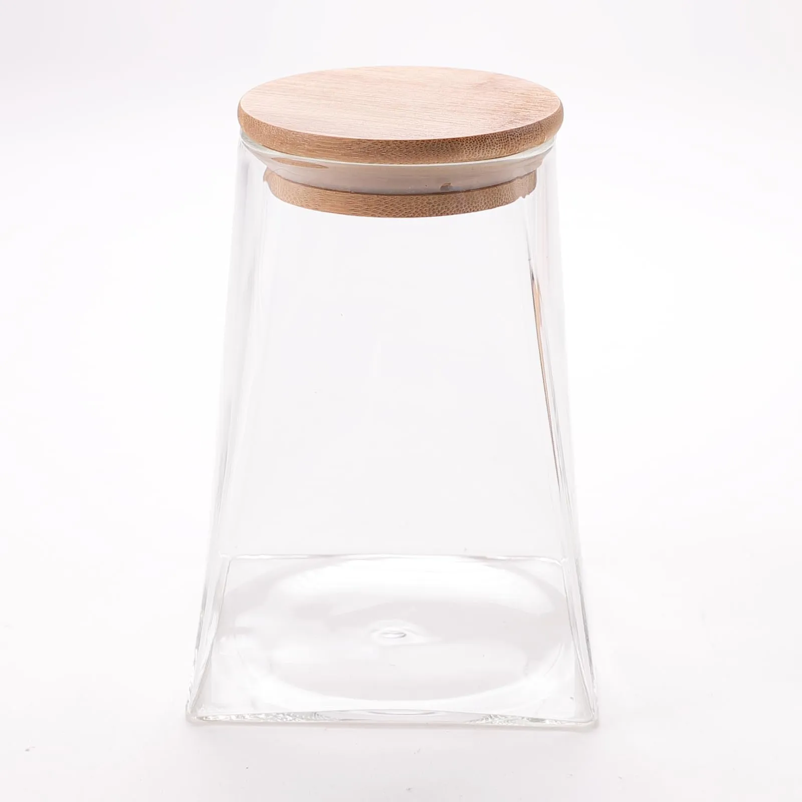 The Better Home Borosilicate Kitchen Containers Set With Wooden Lid And Metal Loop | Multi-Utility, Leakproof, Airtight Storage Jar For Cookies, Snacks, Tea, Coffee | Microwave & Oven Safe | 560 ml ml
